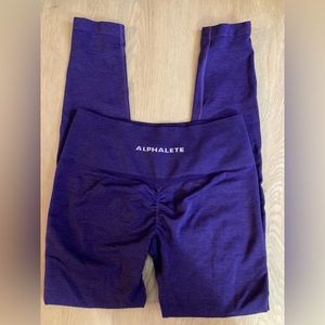 Electric purple amplify Alphalete m or l legging